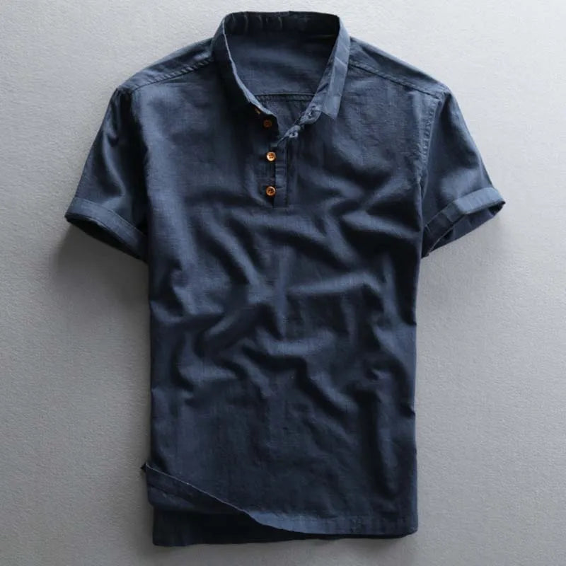 Rafael Cotton &amp; Linen Polo Shirt