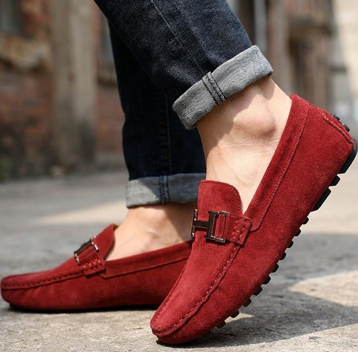 Giovanni Suede Loafers
