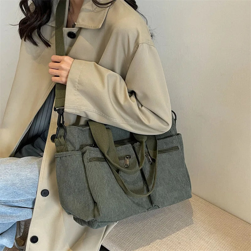 Haven Corduroy Tote Bag