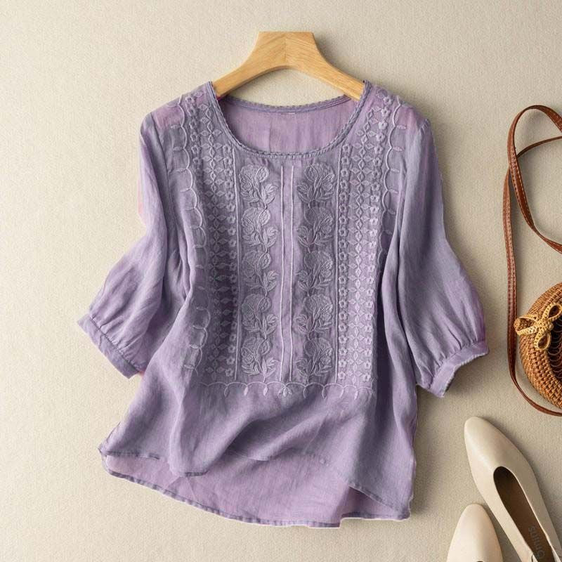 Élira Linen Blouse