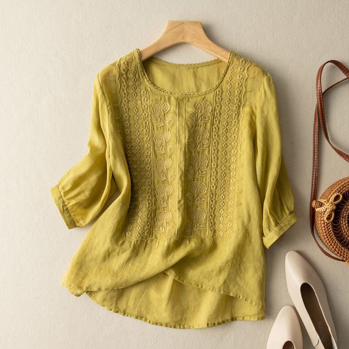 Élira Linen Blouse