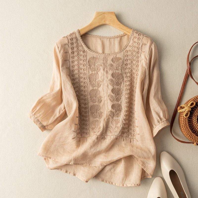 Élira Linen Blouse