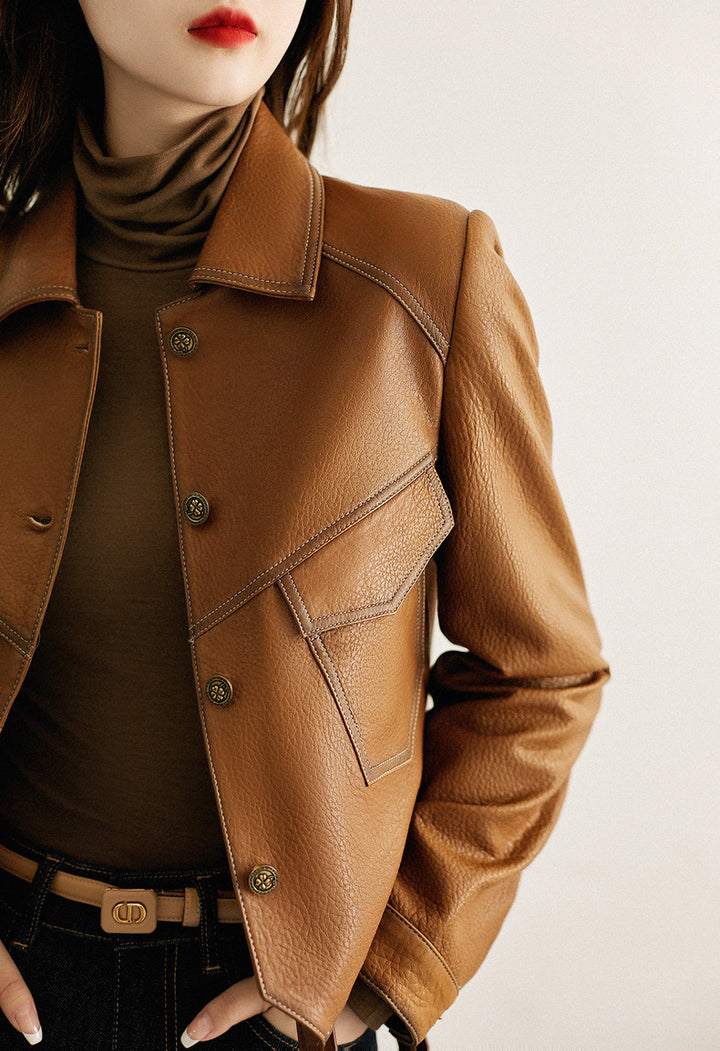 Sofia Leather Jacket