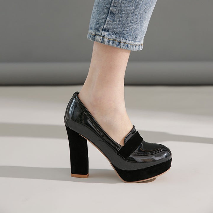 Sienna Square Heel Loafers