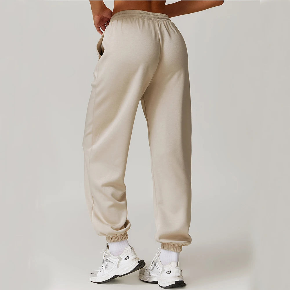Violet Cotton Joggers