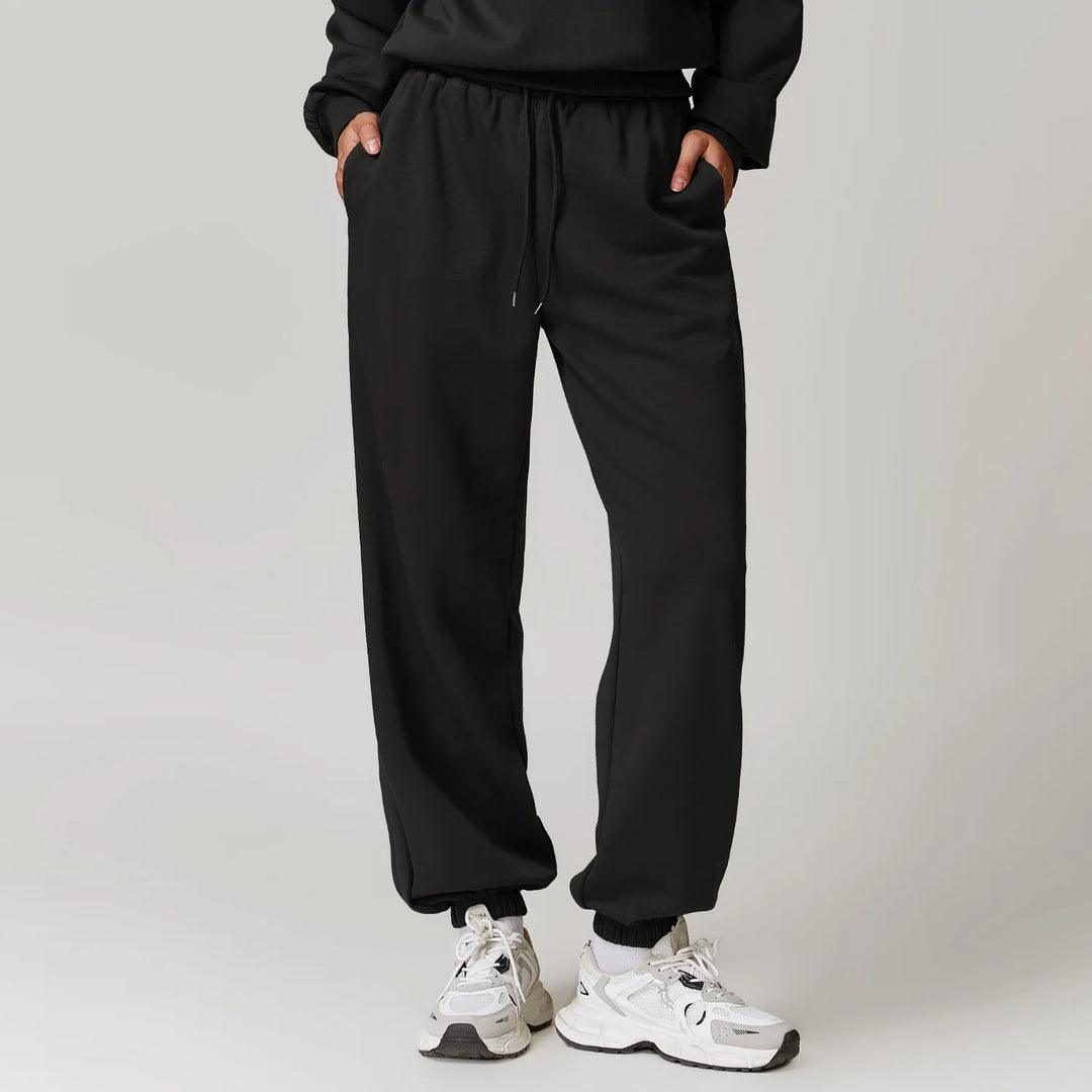 Violet Cotton Joggers