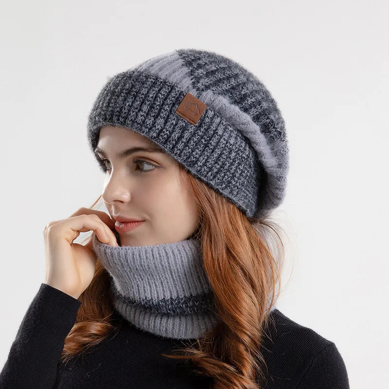 Neck Gaiter &amp; Beanie Two-Piece Set