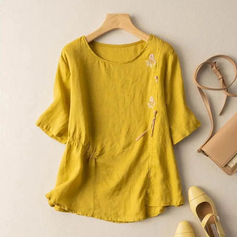 Vered Linen Top