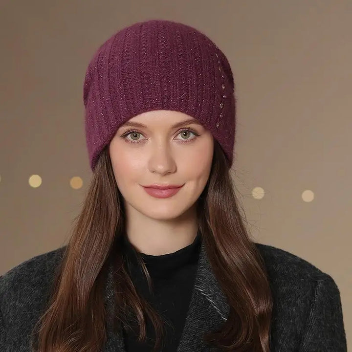 Coral Wool Beanie