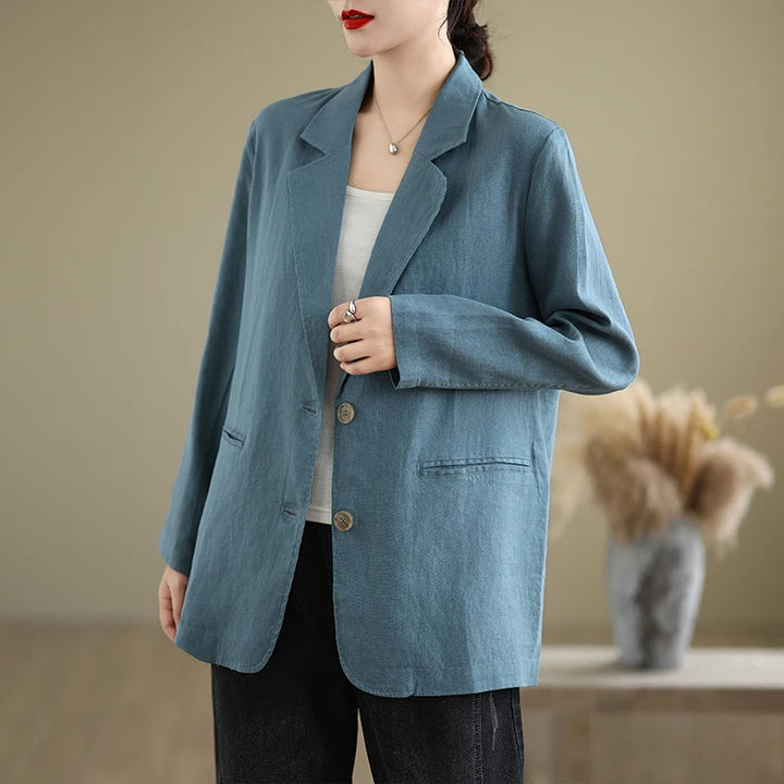 Classic Linen Blazer