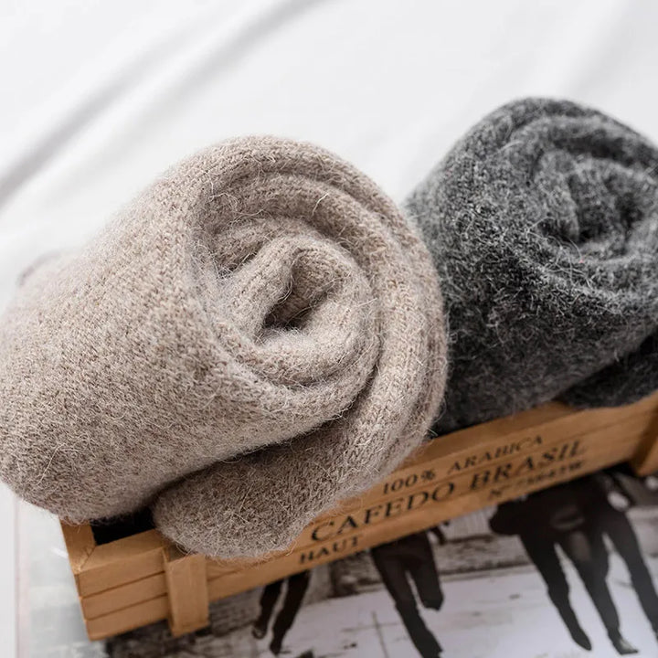 Wool &amp; Cotton Blend Socks
