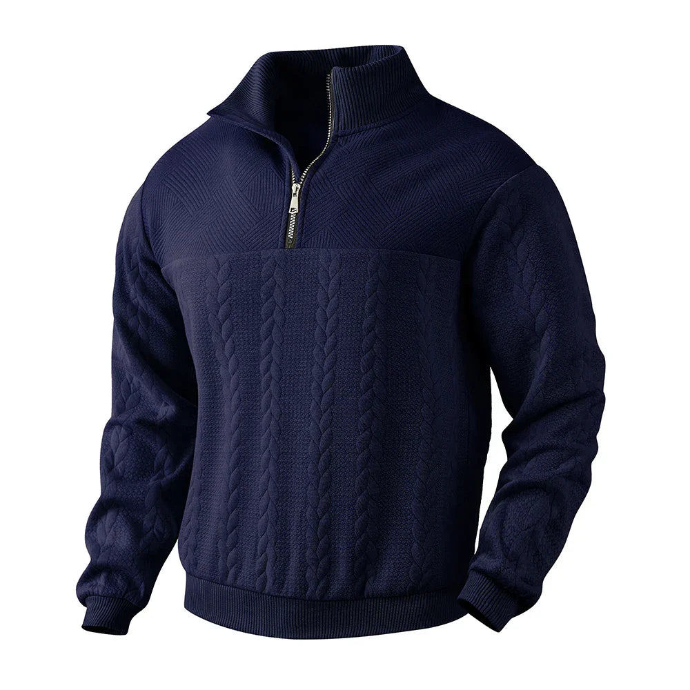Heritage Knit Half-Zip Sweater