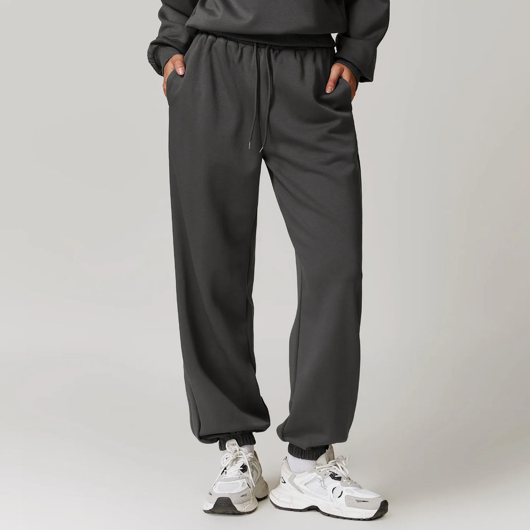 Violet Cotton Joggers