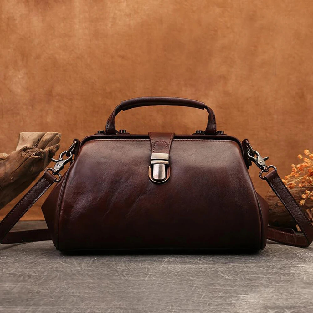 Amelie Genuine Leather Handbag