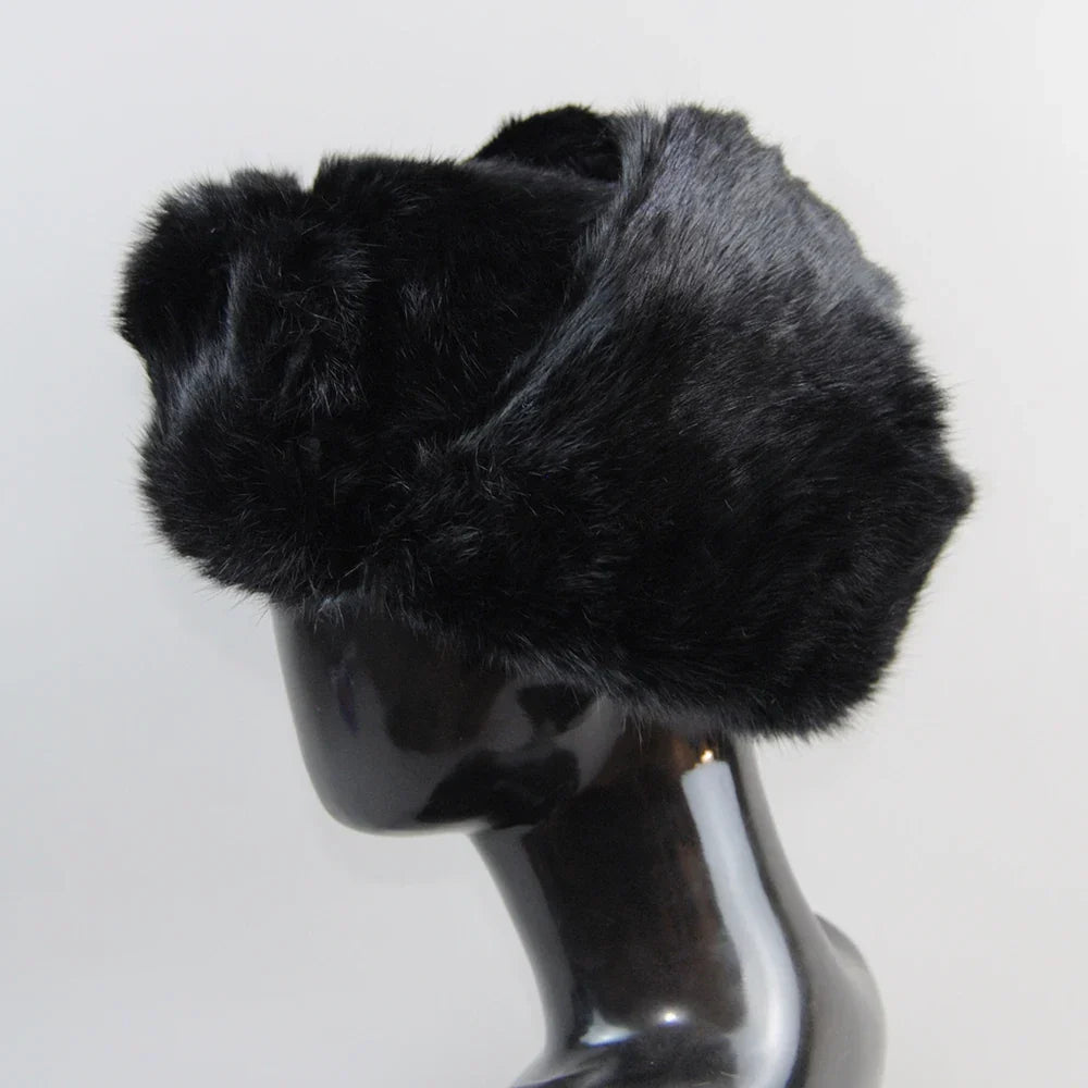 Valland Genuine Rabbit Fur Hat