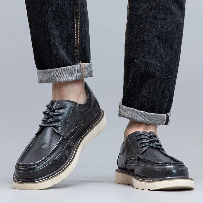 Enzo Genuine Leather Shoes