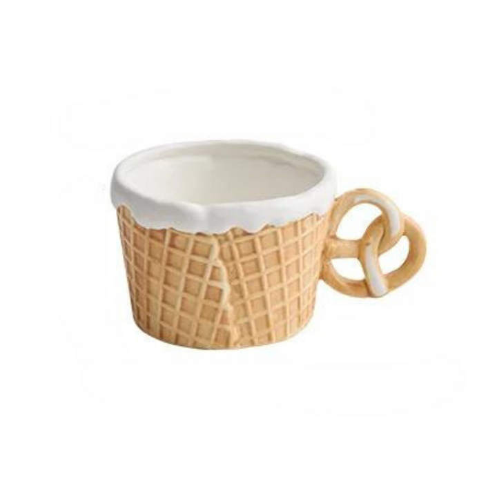 Biscuit Ceramic Mug &amp; Plate Set