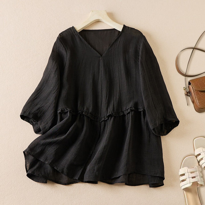 Arla Linen Blouse