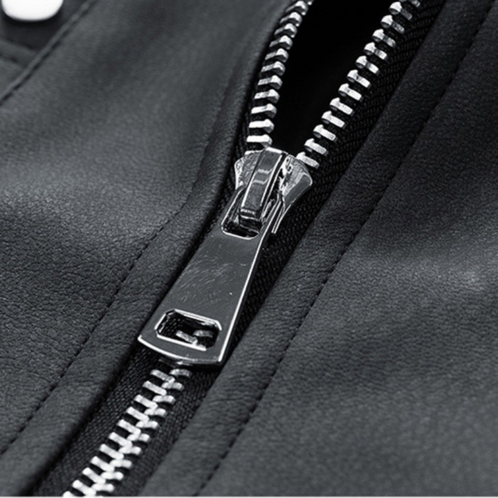 Classic Bomber Leather Jacket